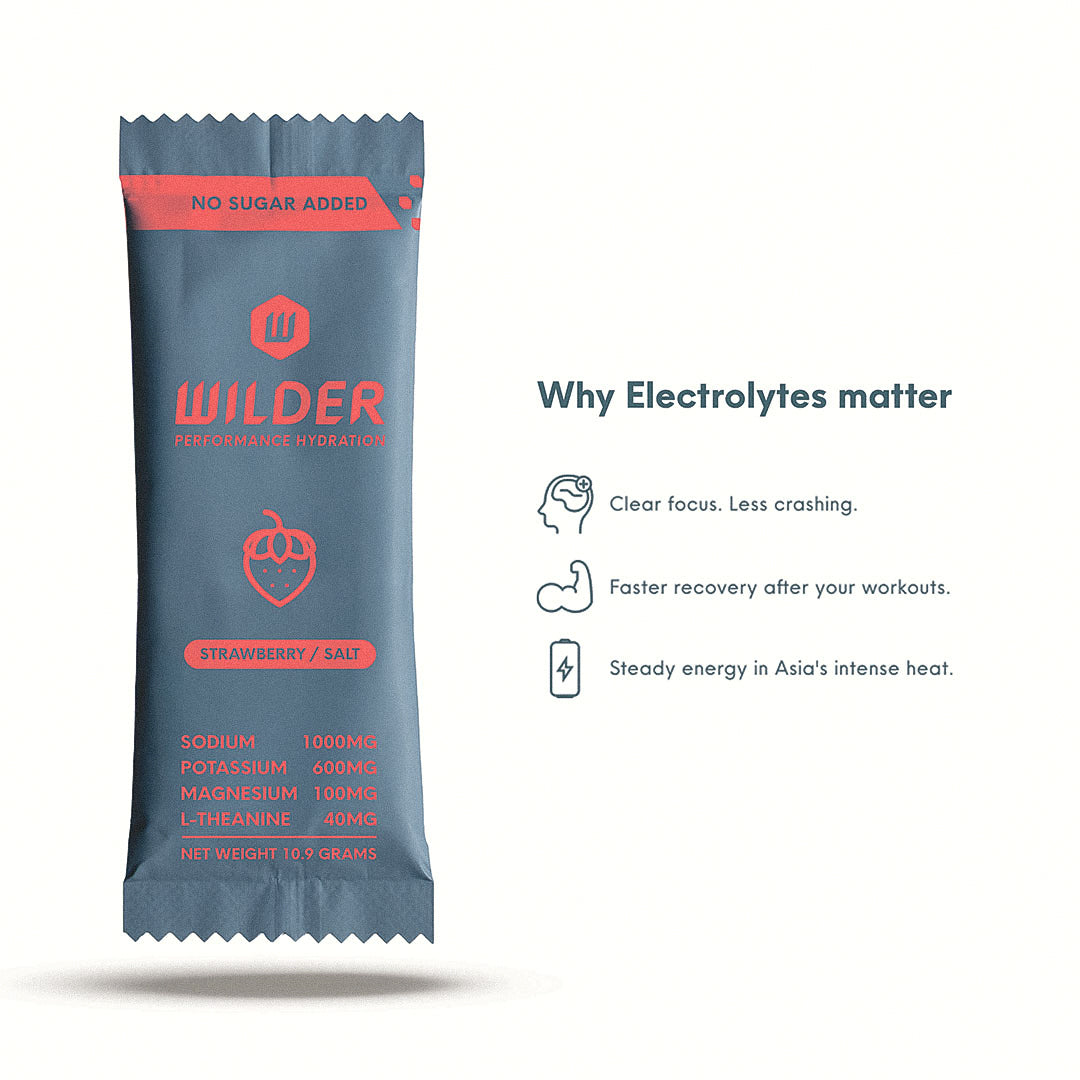 Strawberry Electrolyte | รสสตอเบอร์รี่ (30 ซอง)